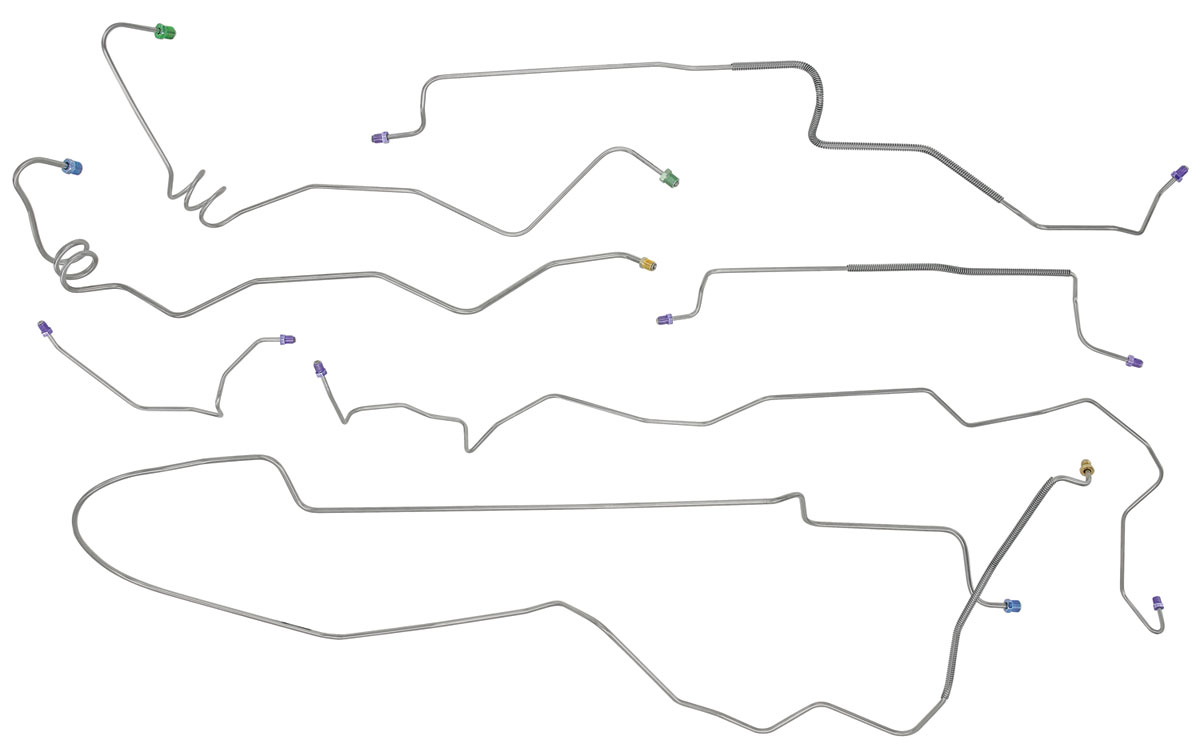 Brake Line Set, Complete, 198487 Regal, Power Disc