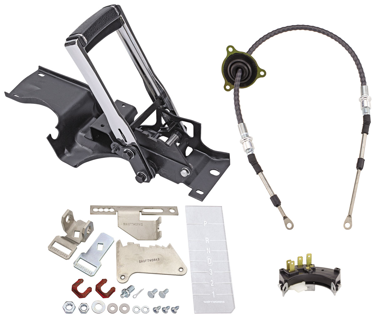 Shifter Conversion Kit, Complete, 7172 CHEVELLE 4L60/65/70E
