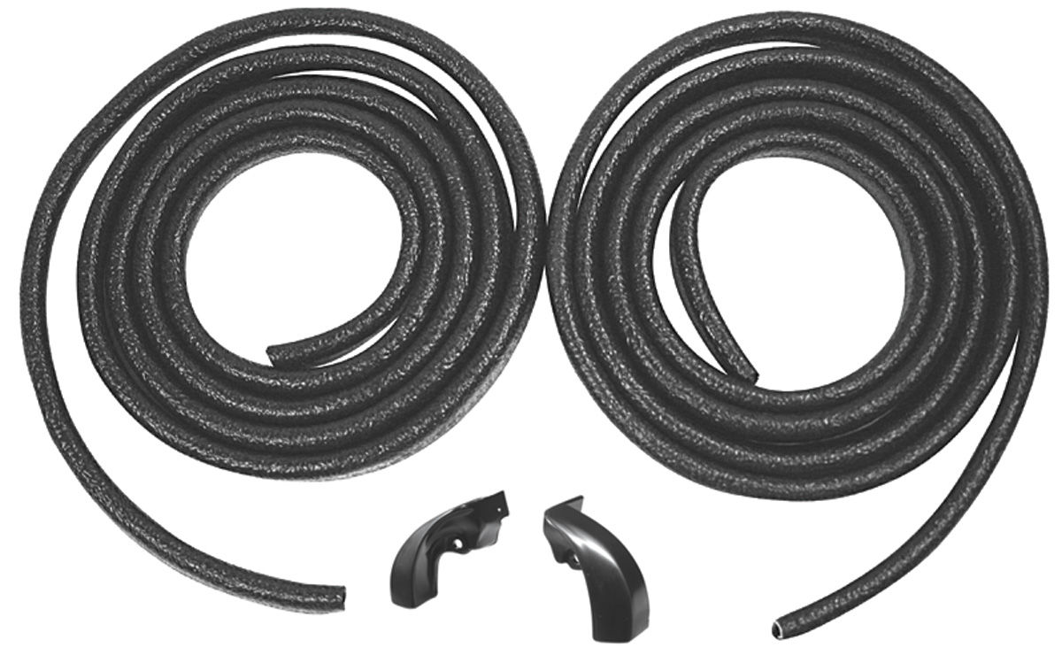 RESTOPARTS - Windlace/Endcap Kit, 1966-67 A-Body Coupe/Convertible