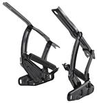 Hood Hinges, w/Springs, 1970-72 Chevelle & El Camino, Heavy Duty Springs