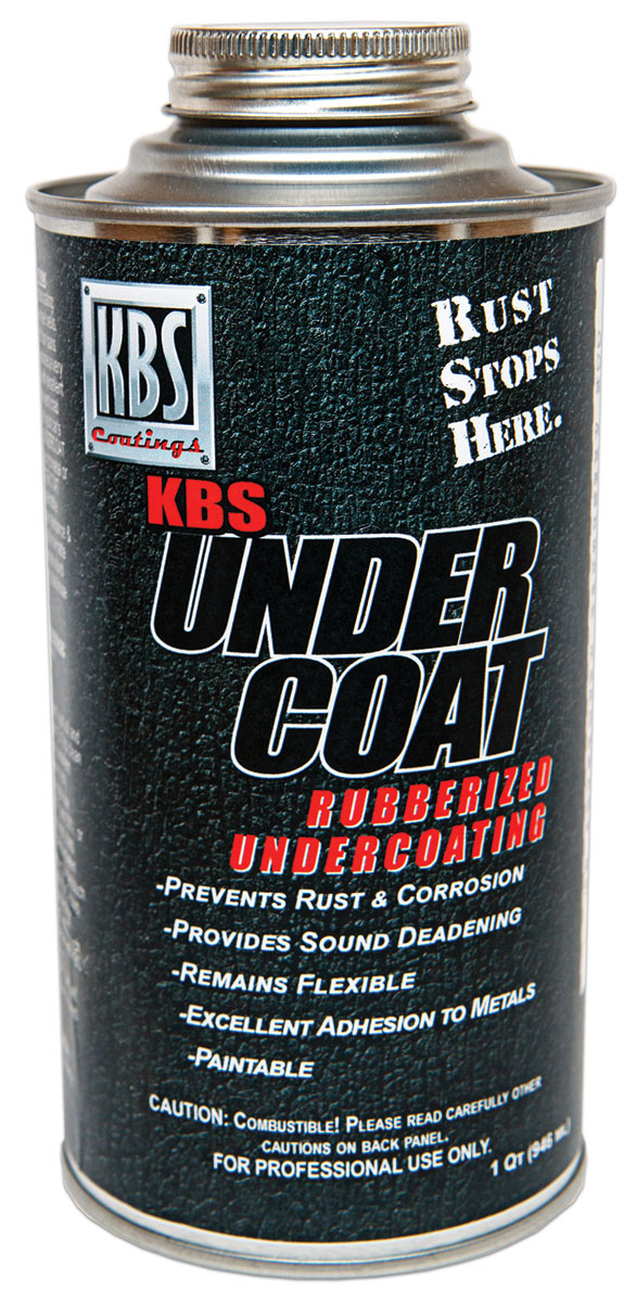 KBS Coatings Paint, Undercoating, SolventBased, Rubberized, KBS UnderCoat