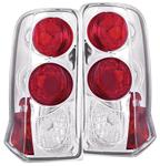Tail Light Assembly, ANZO, 2002-06 Escalade & ESV, Incandescent, Chrome, w/o Cap