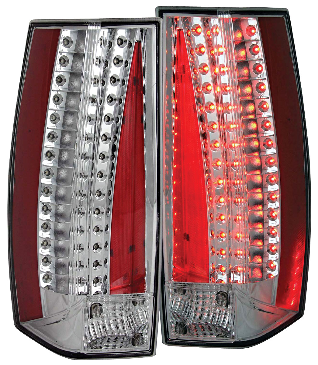 Anzo USA Tail Light Assembly, ANZO, 200713 Escalade/ESV, LED, Clear