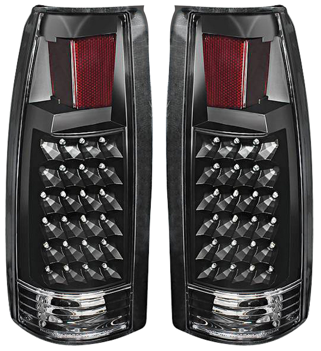 XTune Lighting Tail Lights, LED, 199900 Escalade, 24 LED