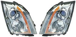 Headlight Assembly, 2008-2014 CTS, Pair