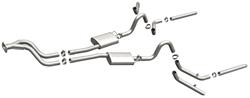 Exhaust System, CAT Back, 1984-87 Buick Regal/GN/T-Type, Dual 3 Inch, Stainless