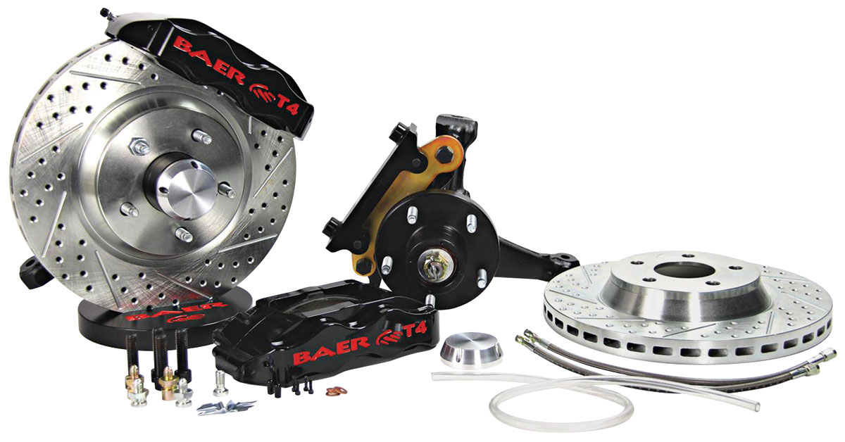Disc Brake Set, Baer, 197888 GBody, Track4, Front, 13x1.10, w/OE