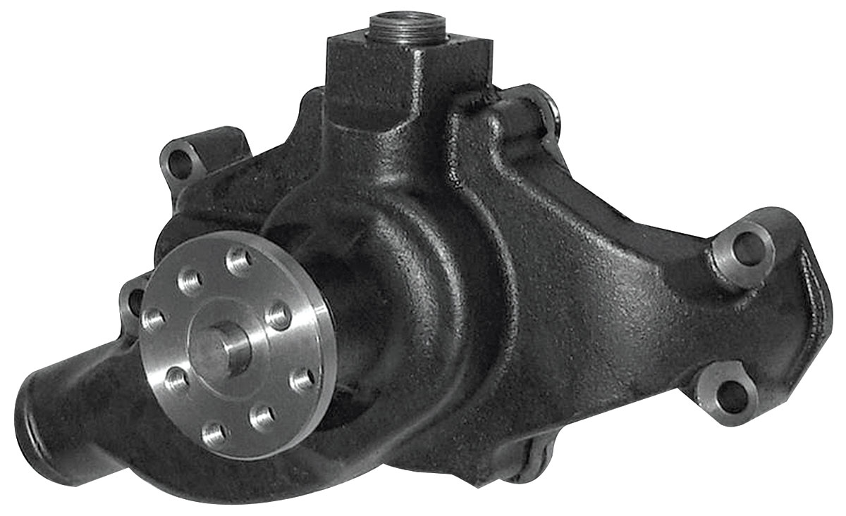 Water Pump, Milodon, 196468 Small Block, Short, High Volume Steel