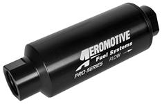 Fuel Filter, Inline, Aeromotive Pro-Series 100-Micron, ORB-12, 7" L x 2.5" OD