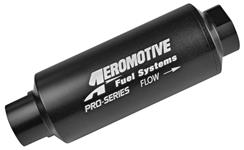 Fuel Filter, Inline, Aeromotive Pro Srs, 40-Micron, ORB-12 Ports, 7" L x 2.5" OD