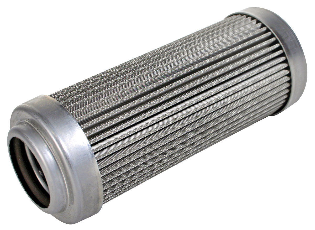 Fuel Filter Element, Inline, Aeromotive, 100 Micron, ORB12, 21/2" OD