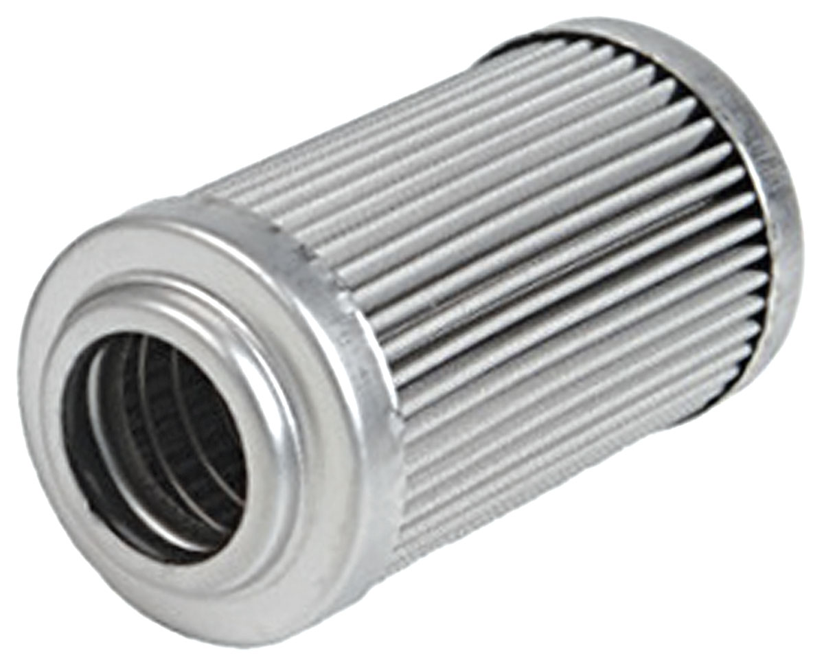Fuel Filter Element, Inline, Aeromotive, 100 Micron, ORB10, 2" OD