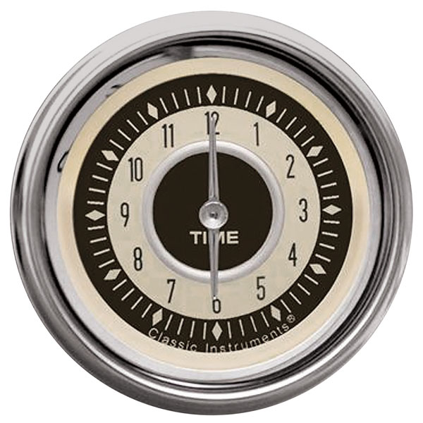 Classic Instruments Clock, Dash, Nostalgia VT Series