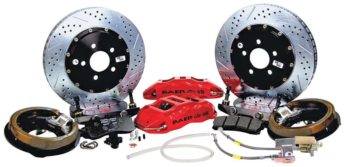 Disc Brake Set, Baer, 196477 Chevy ABody, Extreme+, Rear, 14x1.25