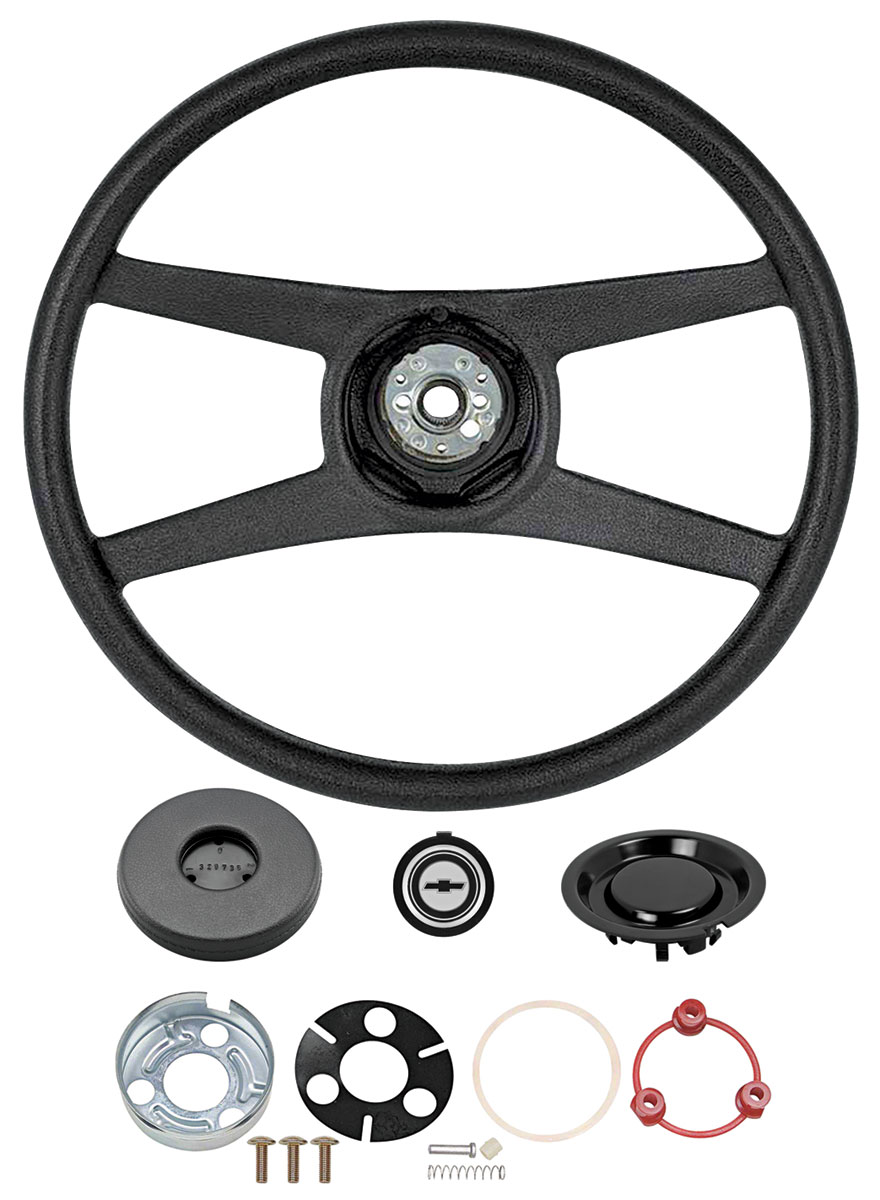 Steering Wheel Kit, 4Spoke, 197177 Chevelle/EC, 712 Monte Carlo
