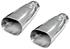 Exhaust Tips, Oval, 1969-72 Chevelle, El Camino & Monte SS, Chrome 3", Pair