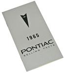 Booklet, 1965 Pontiac, Selling Facts