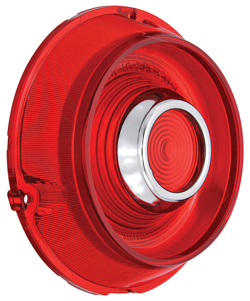 Lens, Tail Lamp, 196669 Corvair with Guide Markings
