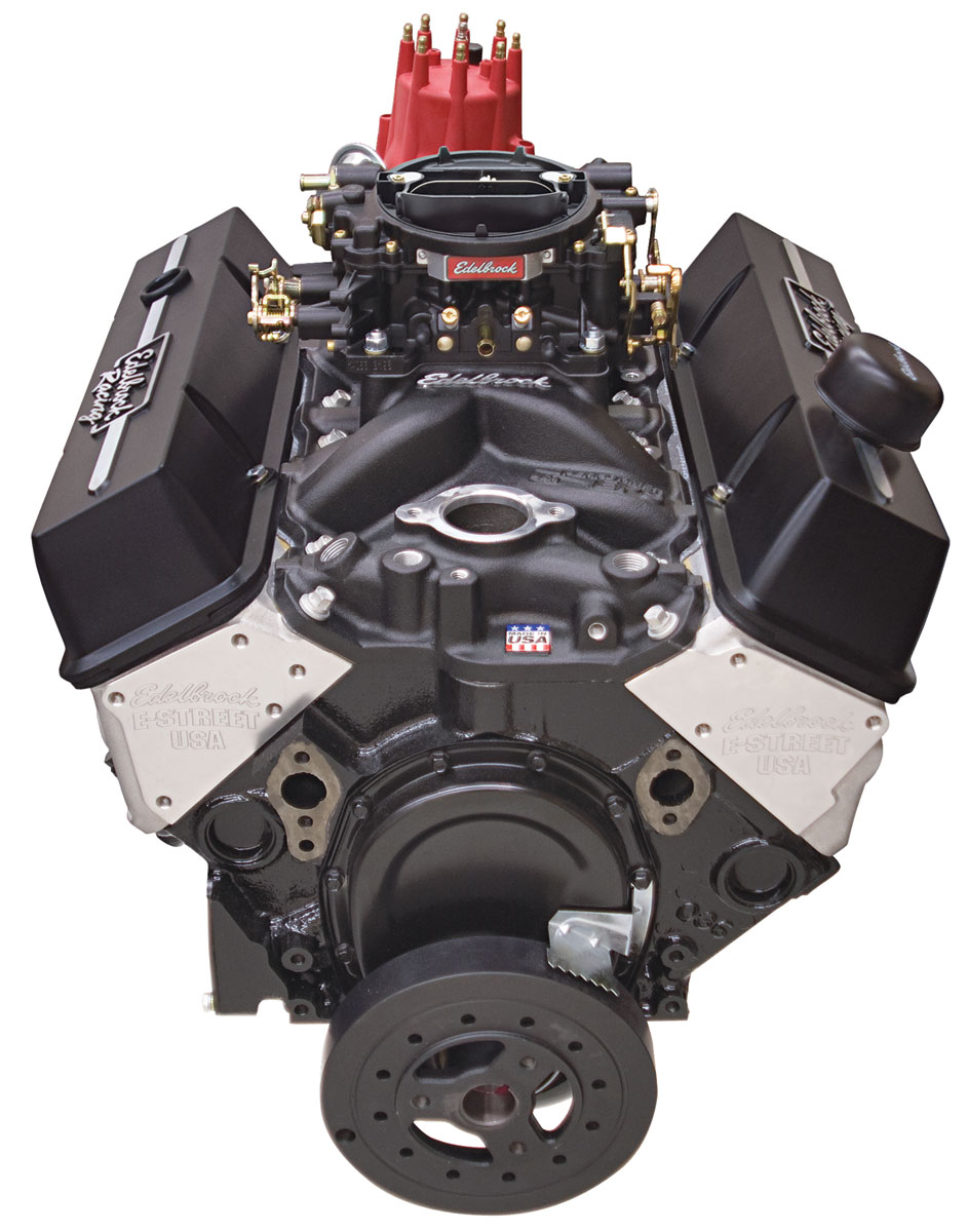 Crate Engine, EStreet 315HP Carbureted, Edelbrock, Chevrolet 350