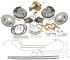 Disc Brake Conversion, Front/Rear, 1968-72 Buick/Olds/Pontiac, 11" Rotors