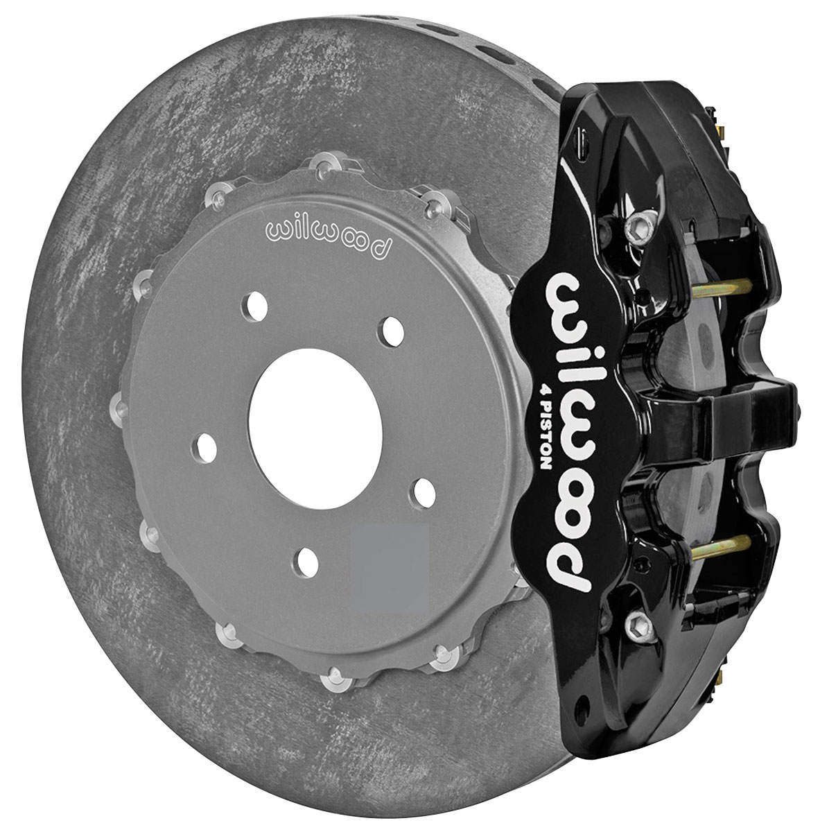Wilwood Brake Set, 200409 XLR, Rear, 14" Carbon Ceramic Rotor, AERO4