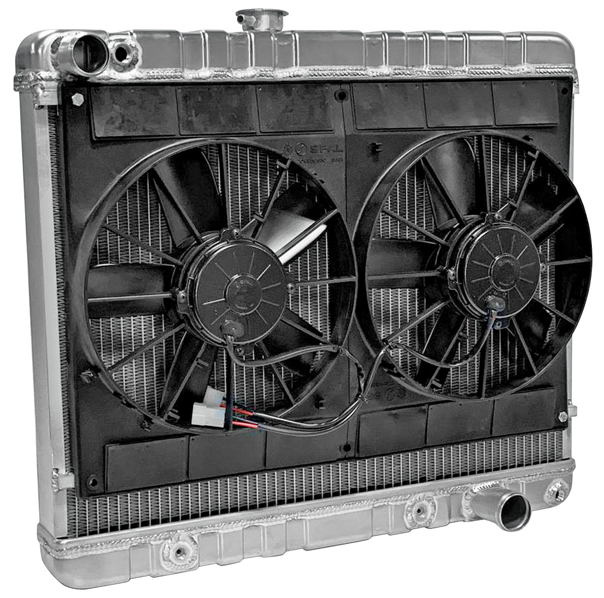 DeWitts Radiators Radiator/Fan Combo, Aluminum, DeWitts, 196667 GTO