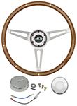 Steering Wheel Kit, 1960-63 GM, Retro Cobra, GT3, Plain Cap