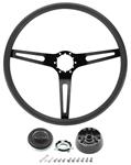 Steering Wheel Kit, 3-Spoke, 1969-70 Skylark/Riviera, 3- Spoke, Black Spokes