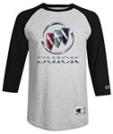 Baseball Shirt, 3/4 Sleeve, Buick Logo & Letters