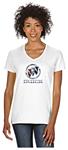 Tee, Women V-Neck, Buick Tri-Shield & Letters