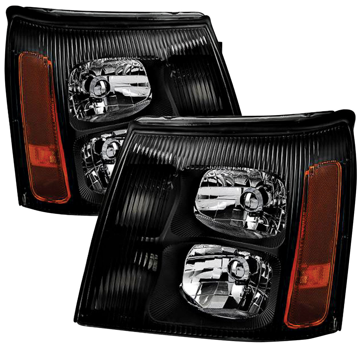 XTune Lighting Headlights, Custom, 2002 Escalade