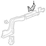Side Extension, Floor Rail Assembly, 2003-14 CTS/CTS-V/2005-11 STS/STS-V, Rear