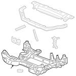 Reinforcement, Tie Bar, 2003-07 CTS/CTS-V, Radiator Support, Upper