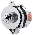 Alternator, Powermaster, 54-88 GM, CS130 XS Volt, 140A, 6-Rib Pulley w/Bfl & Cne
