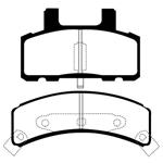 Brake Pads, Ultimax2, 1999-00 Escalade, Front