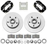 Disc Brake Set, Frt, Wilwood Classic Dynalite, 64-72 A-Body w/AFX Spdl, 11" Rtrs