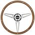 Steering Wheel Kit, 1966 Chevy, Retro Cobra, GT3, 6-Bolt, Engraved Bowtie