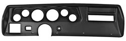 Gauge Mount Panel, AutoMeter, 3-3/8"(2) & 2-1/16"(4), 1970-72 Chevelle SS/El Camino/Monte Carlo