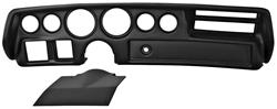 Gauge Mount Panel, AutoMeter, 3-3/8"(2) & 2-1/16"(4), 1970-72 Chevelle/El Camino