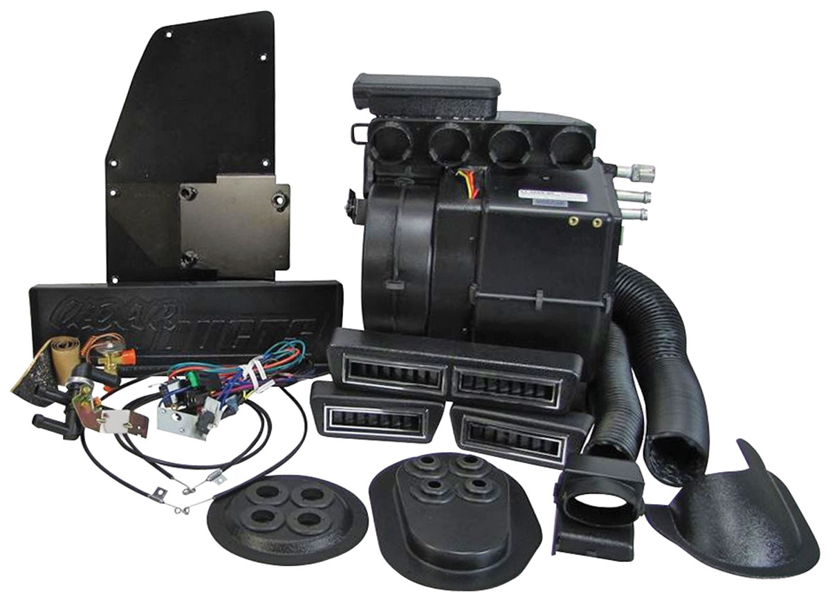 Old Air Products AC Kit, Hurricane, Old Air, 6472 Chevelle, Inside