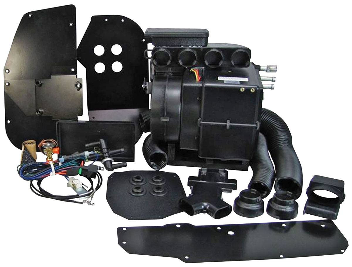 Old Air Products AC Kit, Hurricane, Old Air, 6472 Chevelle, Inside