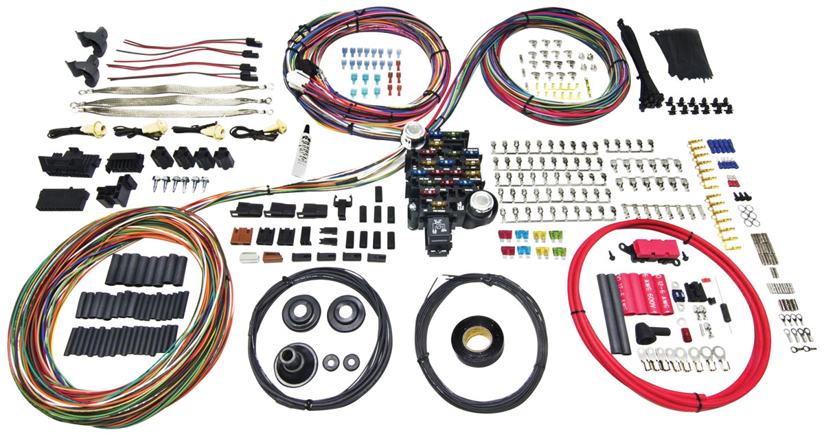 Wiring Harness, Painless Performance, Pro Series, 25 Circuit, Key in