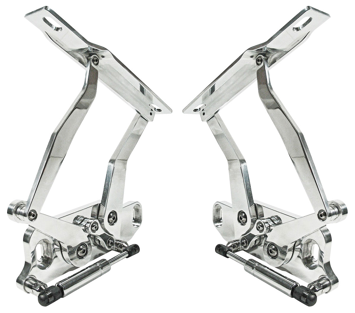 Hood Hinges, Billet, 1964 Chevelle/El Camino, 196467 GTO/Tempest/LeMans