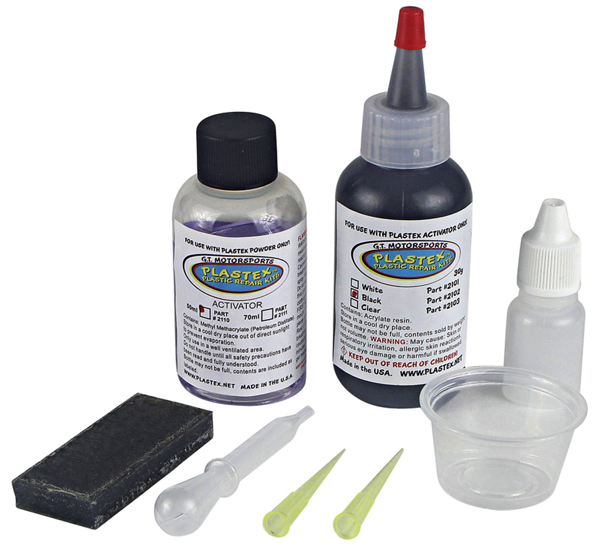 Plastic Repair Kit, Plastex, Standard Set @