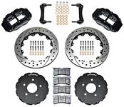 Disc Brake Set, Frt, Wilwood Narrow Superlite 6R, 2004-09 XLR, 13.06" Vntd Rtrs