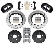 Disc Brake Set, Frt, Wilwood Narrow Superlite 6R, 2004-09 XLR, 14.00" Vntd Rtrs