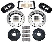 Disc Brake Set, Front, Wilwood AERO6, 2004-09 XLR, 14.00" Vented Rotors