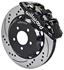 Disc Brake Set, Front, Wilwood AERO6, 2004-09 XLR, 14.00" Vented Rotors