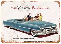 Sign, Aluminum 10"x14", 1953 Eldorado