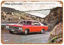 Sign, Aluminum 10"x14", 1966 Chevelle